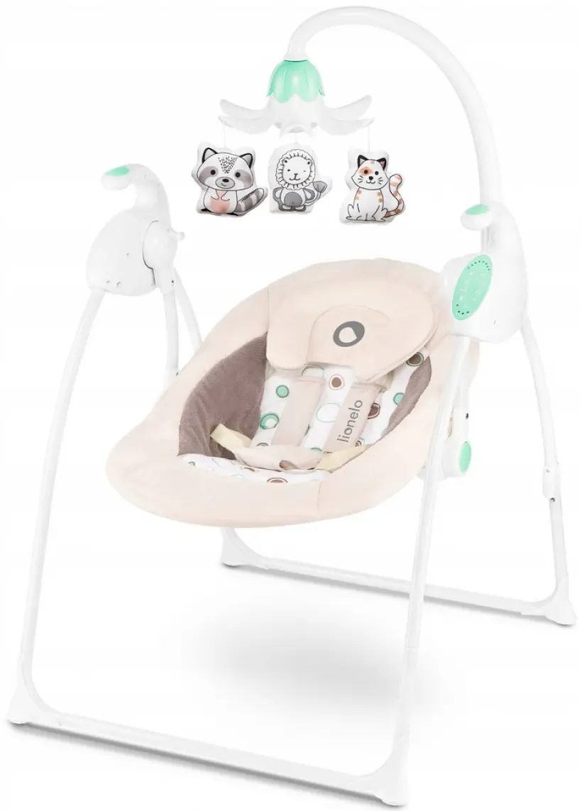 Sezlong-leagan pentru copii Lionelo Robin (Beige)