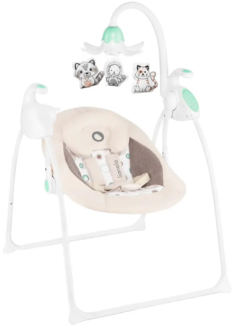 Sezlong-leagan pentru copii Lionelo Robin (Beige)