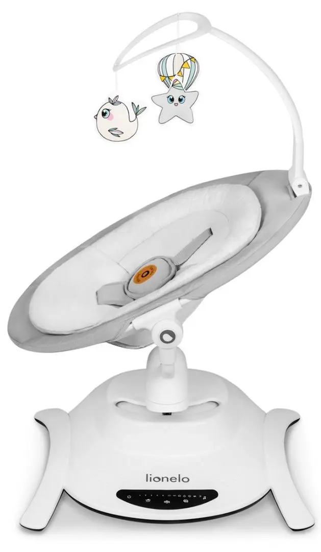 Sezlong pentru copii Lionelo Bella (Grey Concrete)