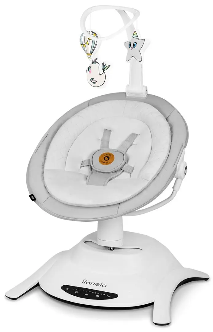 Sezlong pentru copii Lionelo Bella (Grey Concrete)