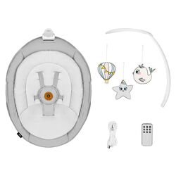 Sezlong pentru copii Lionelo Bella (Grey Concrete) Thumb