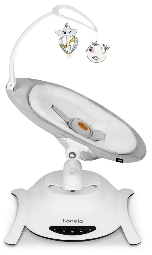 Sezlong pentru copii Lionelo Bella (Grey Concrete)