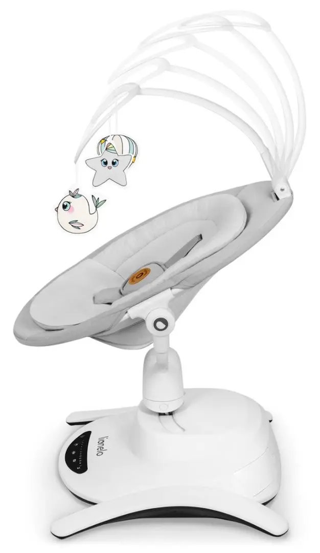 Sezlong pentru copii Lionelo Bella (Grey Concrete)