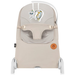 Sezlong pentru copii Lionelo Liliac (Beige Sand) Thumb