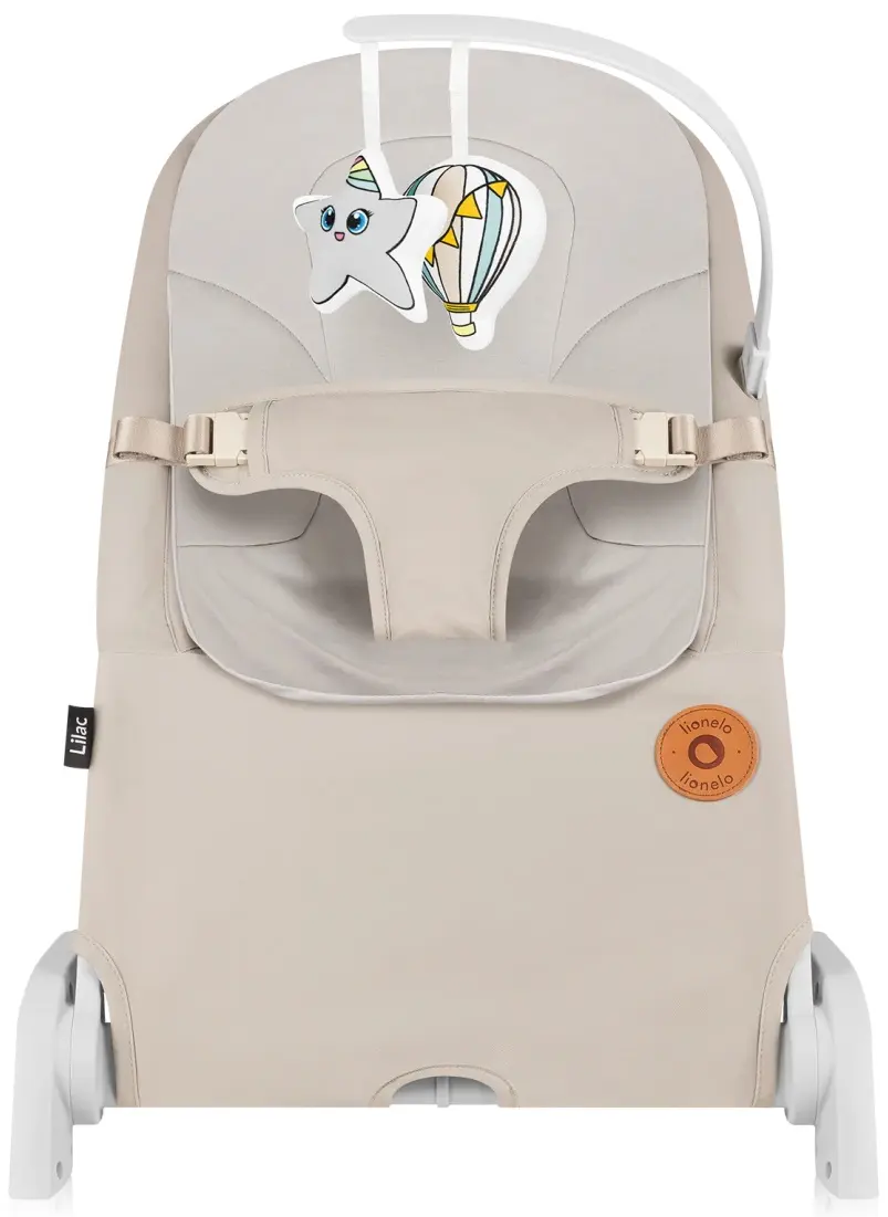 Sezlong pentru copii Lionelo Liliac (Beige Sand)