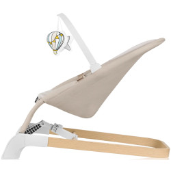 Sezlong pentru copii Lionelo Liliac (Beige Sand) Thumb