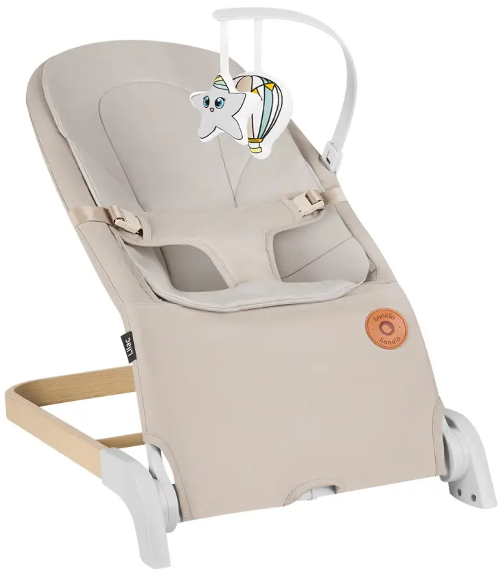 Sezlong pentru copii Lionelo Liliac (Beige Sand)