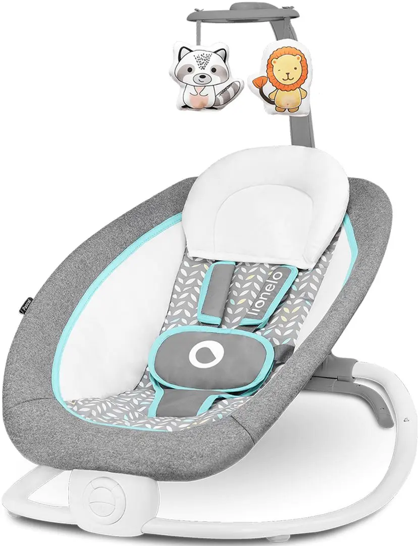 Детский шезлонг Lionelo Pascal (Grey Scandi)