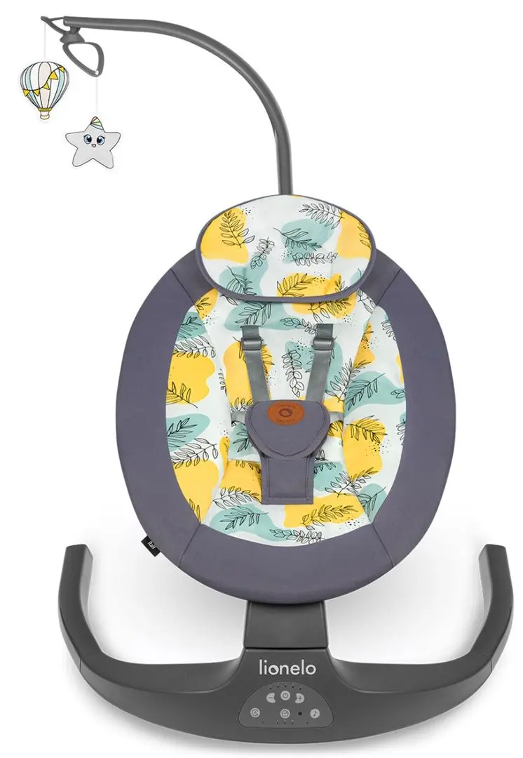 Sezlong pentru copii Lionelo Ralf (Grey Concrete)