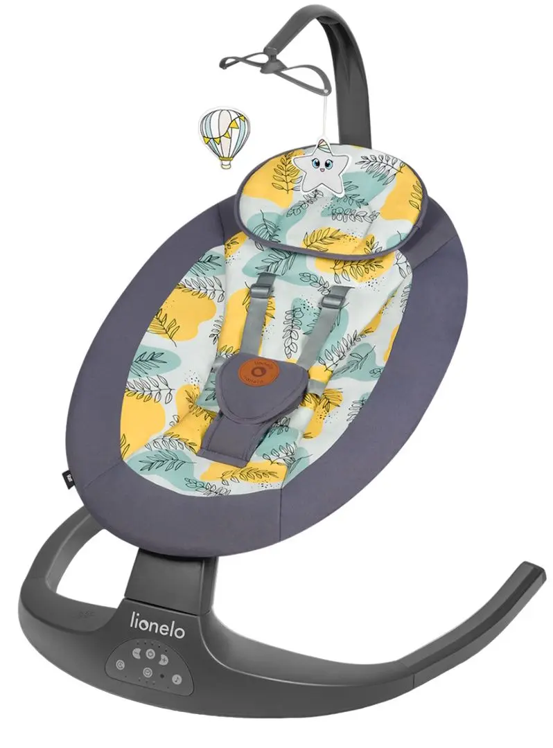 Sezlong pentru copii Lionelo Ralf (Grey Concrete)