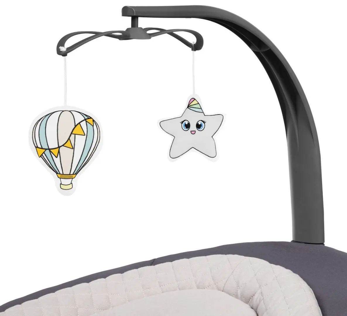 Sezlong pentru copii Lionelo Ralf (Grey/Graphite)