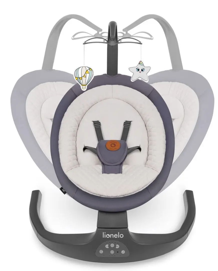 Sezlong pentru copii Lionelo Ralf (Grey/Graphite)