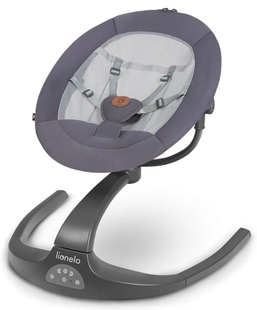 Sezlong pntru copii Lionelo Rina (Grey Concrete)