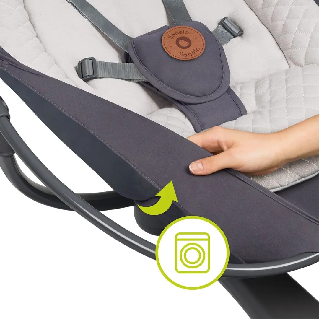 Sezlong pntru copii Lionelo Rina (Grey Concrete)