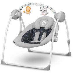 Sezlong pentru copii Lionelo Ruben (Grey Graphite)