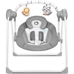 Sezlong pentru copii Lionelo Ruben (Stone Grey/Turquoise) Thumb