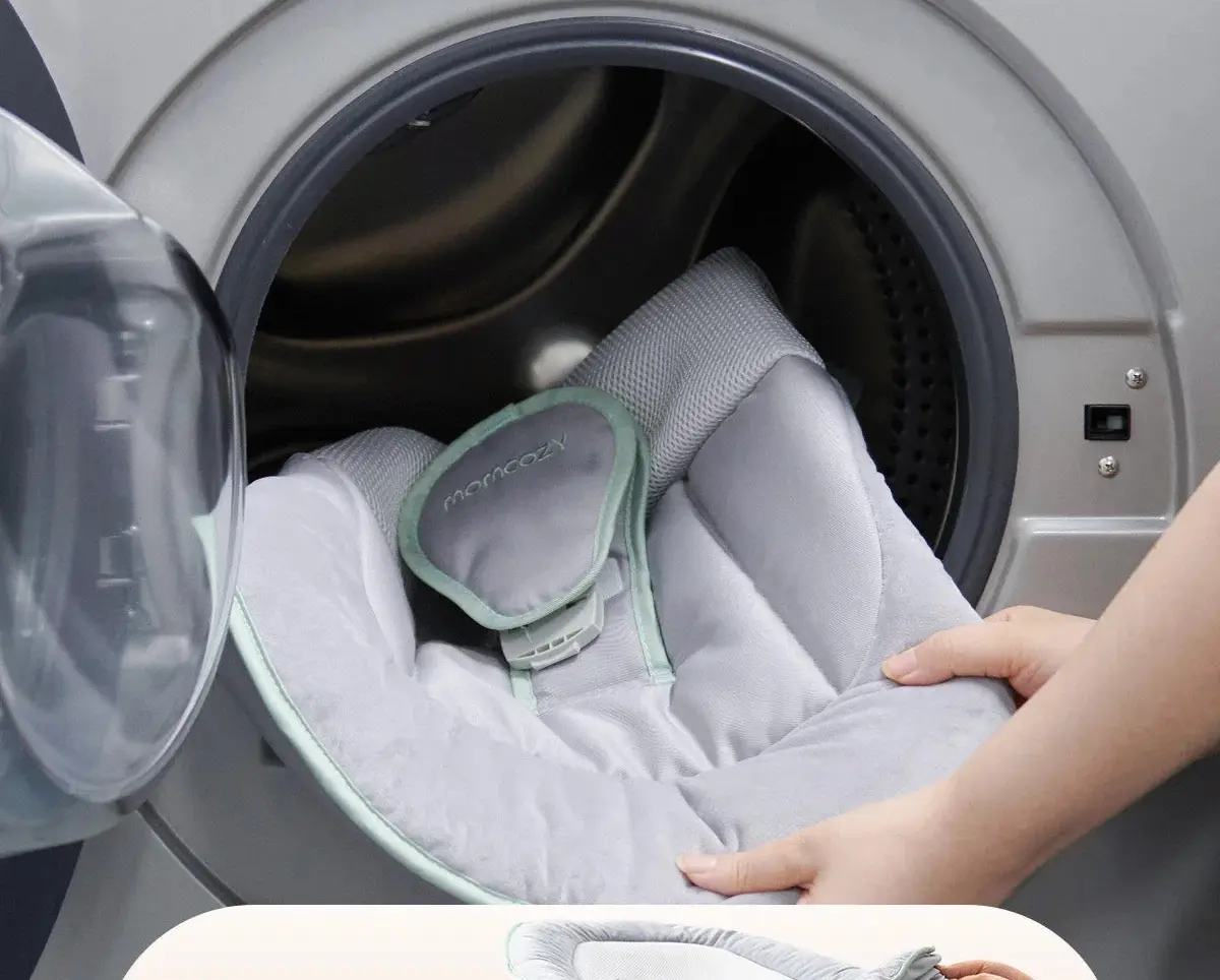 Детский шезлонг-качели Momcozy CocoSway (Grey) - 4