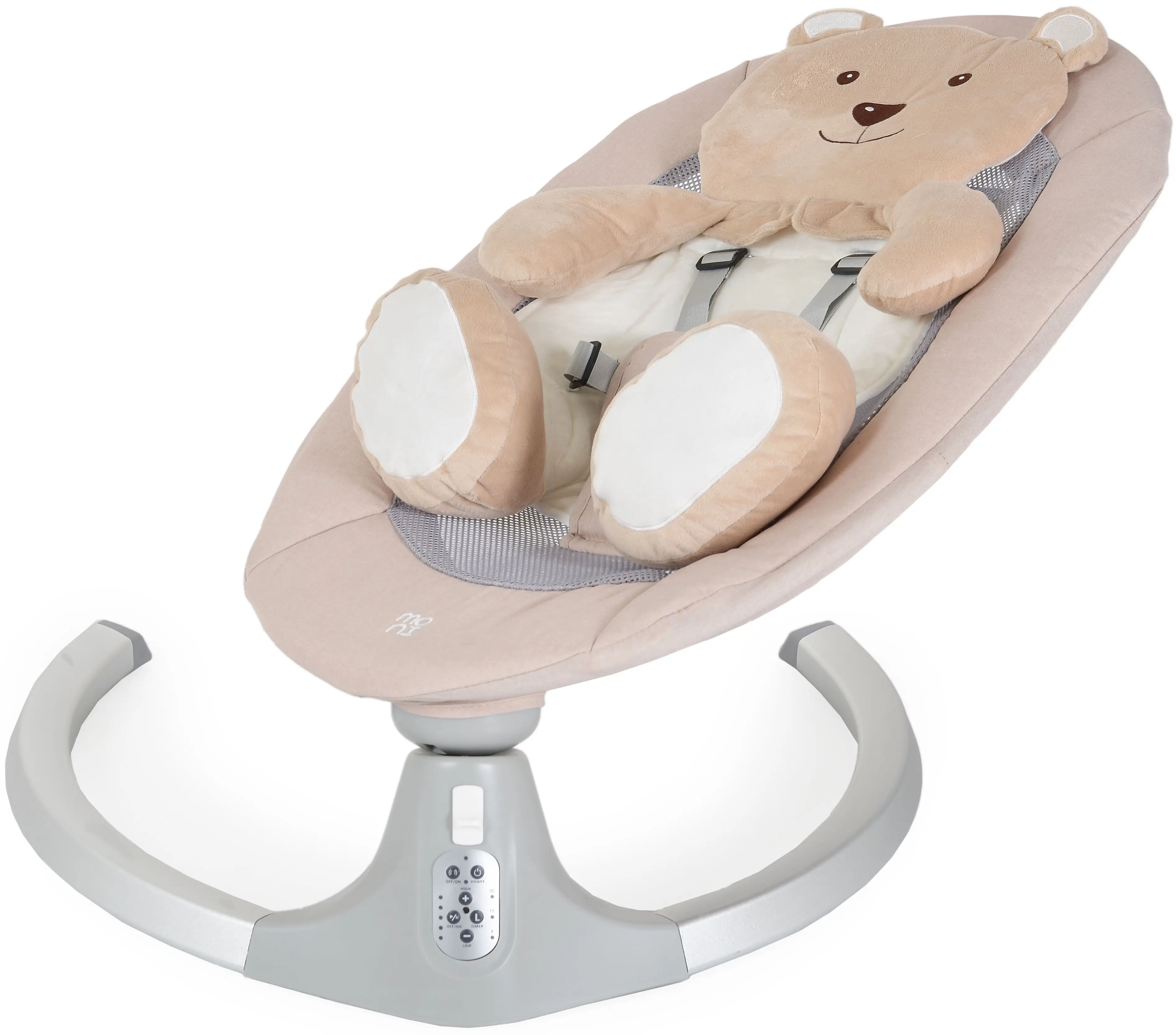 Sezlong-leagan pentru copii Moni Ari Bear (Beige)