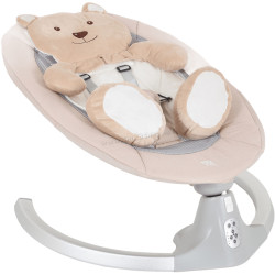 Sezlong-leagan pentru copii Moni Ari Bear (Beige)