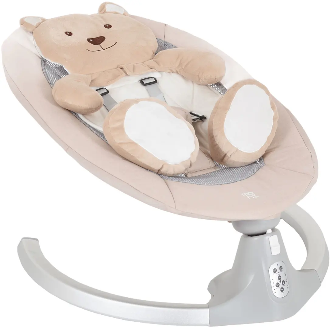 Sezlong-leagan pentru copii Moni Ari Bear (Beige)