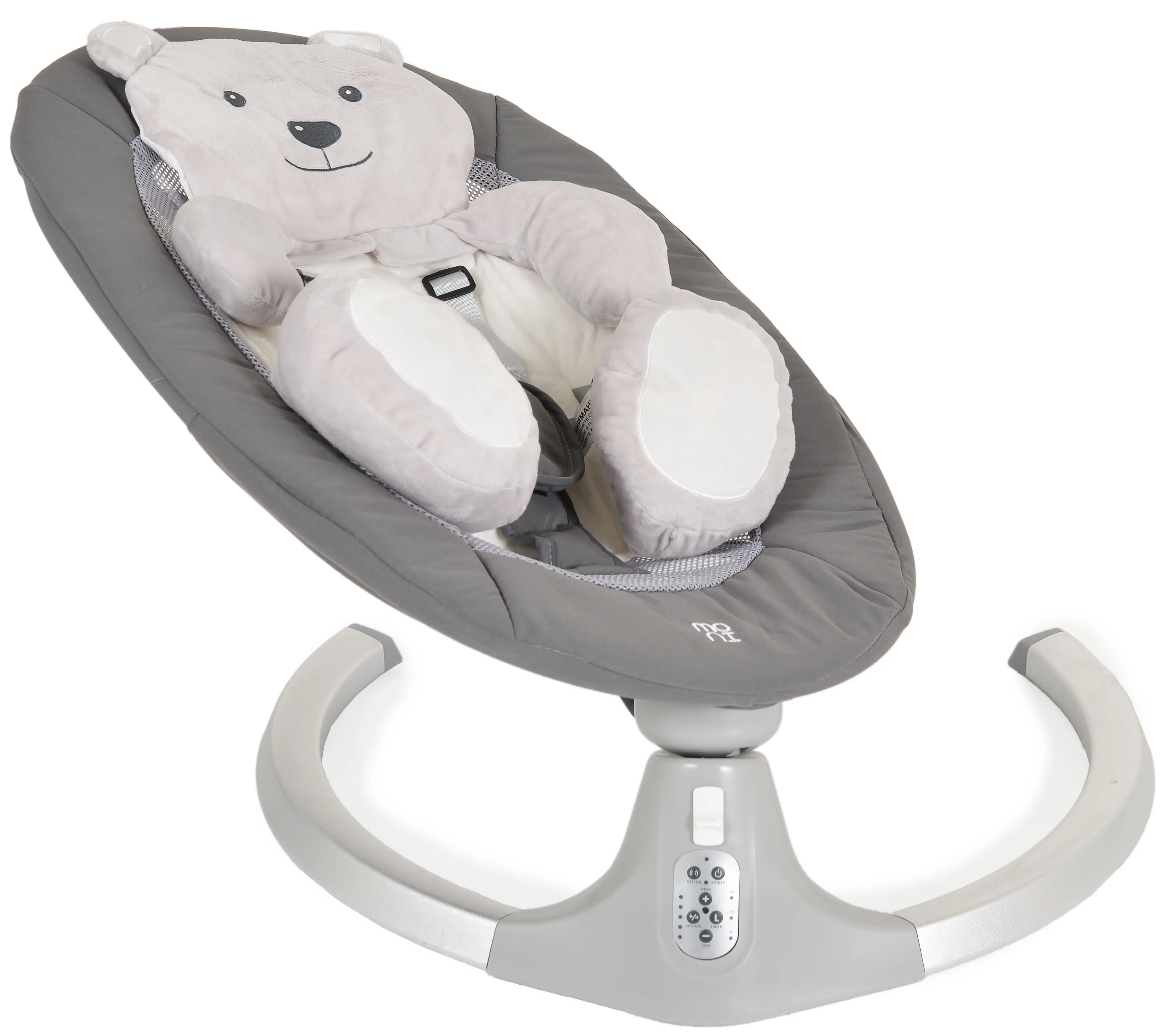 Детский шезлонг-качели Moni Ari Bear (Grey)
