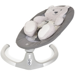 Детский шезлонг-качели Moni Ari Bear (Grey) Thumb