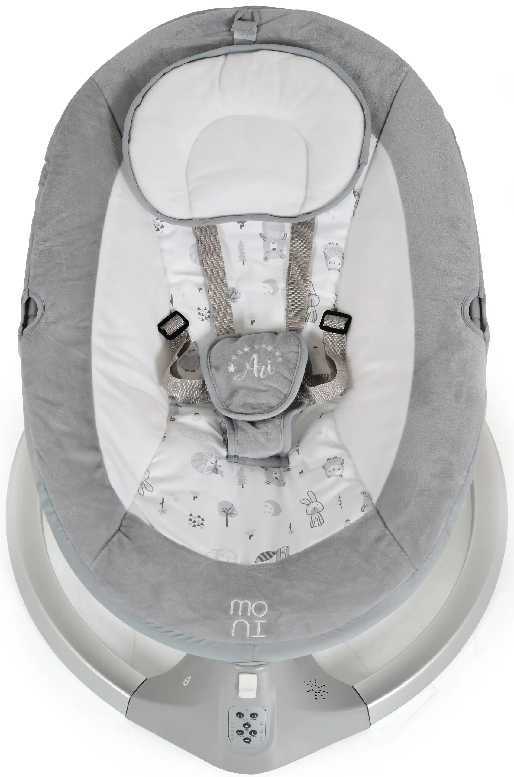 Sezlong-leagan pentru copii Moni Ari (Grey)