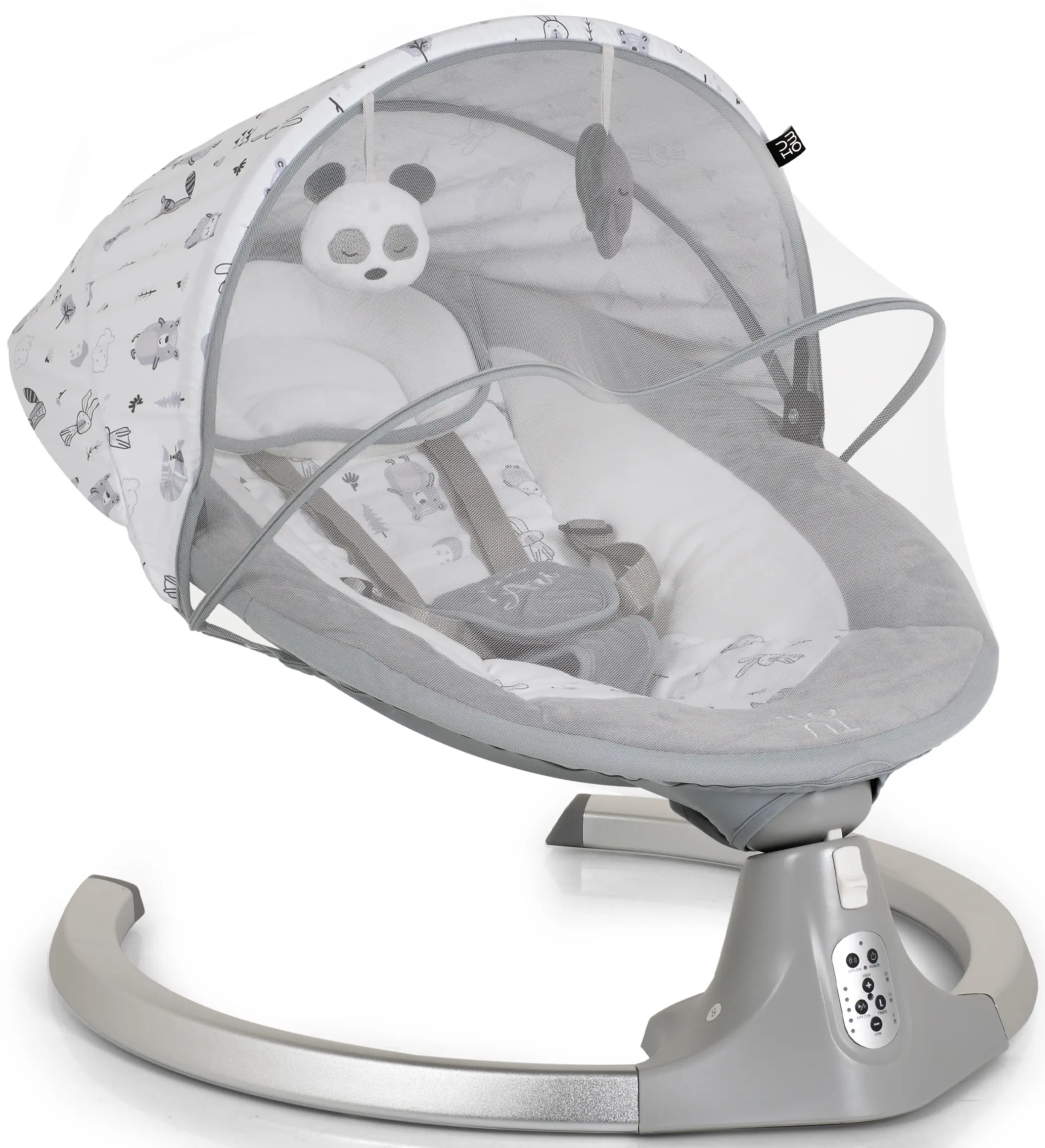 Sezlong-leagan pentru copii Moni Ari (Grey)