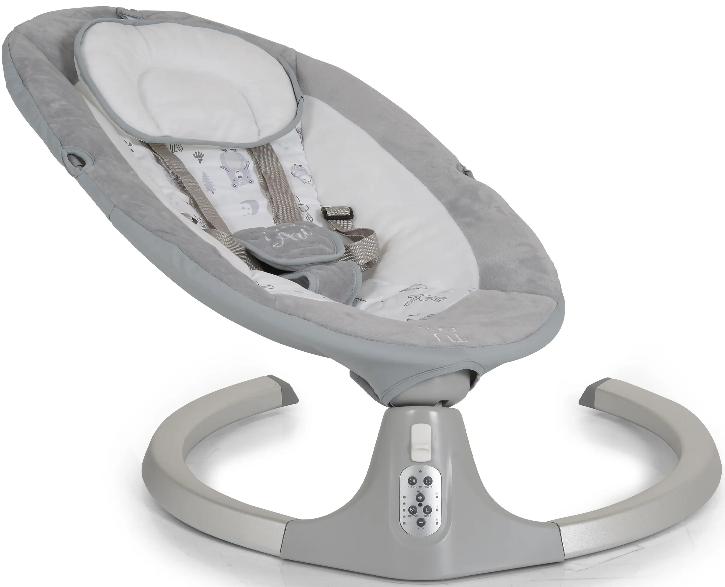 Sezlong-leagan pentru copii Moni Ari (Grey)