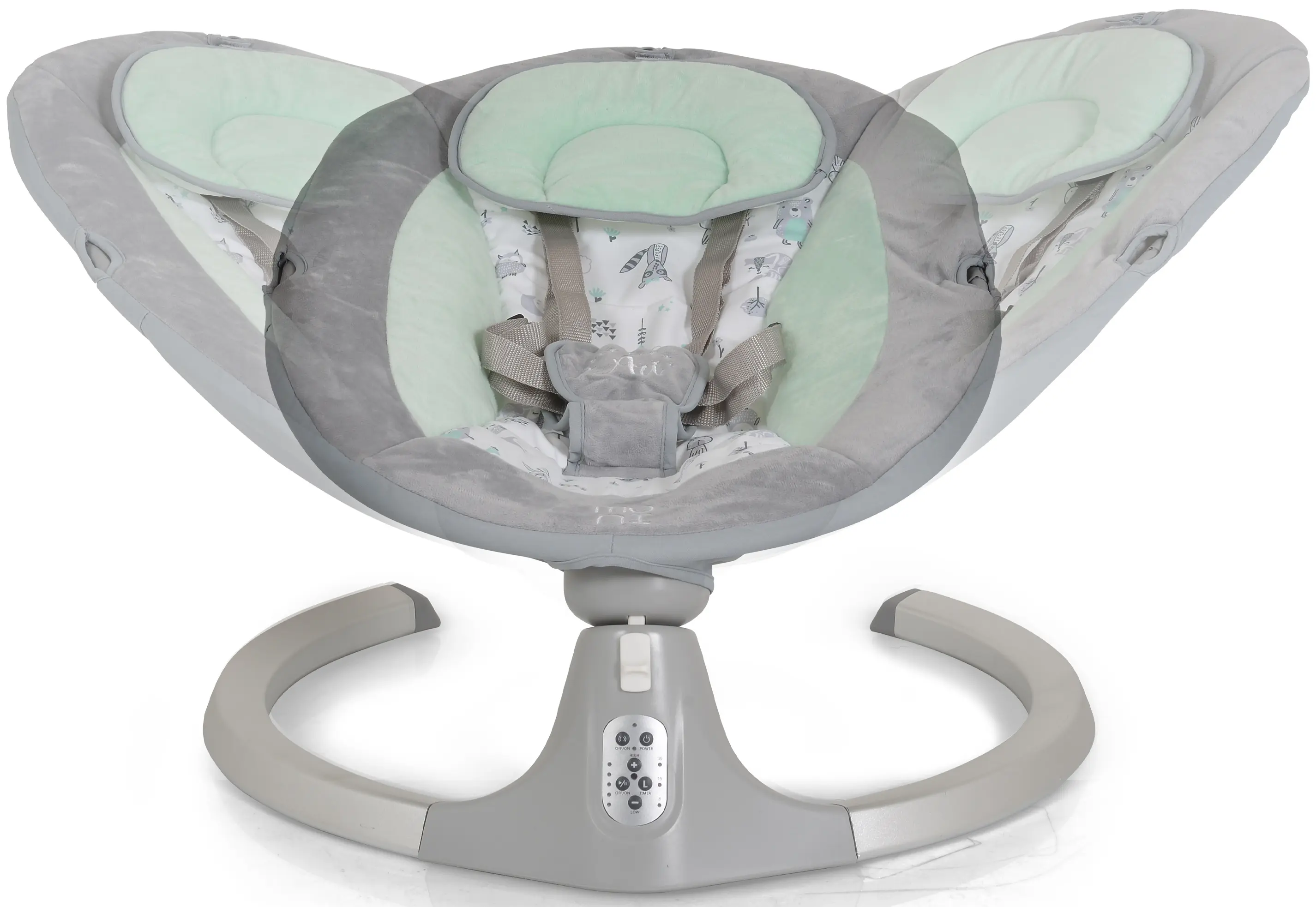 Sezlong-leagan pentru copii Moni Ari (Mint)