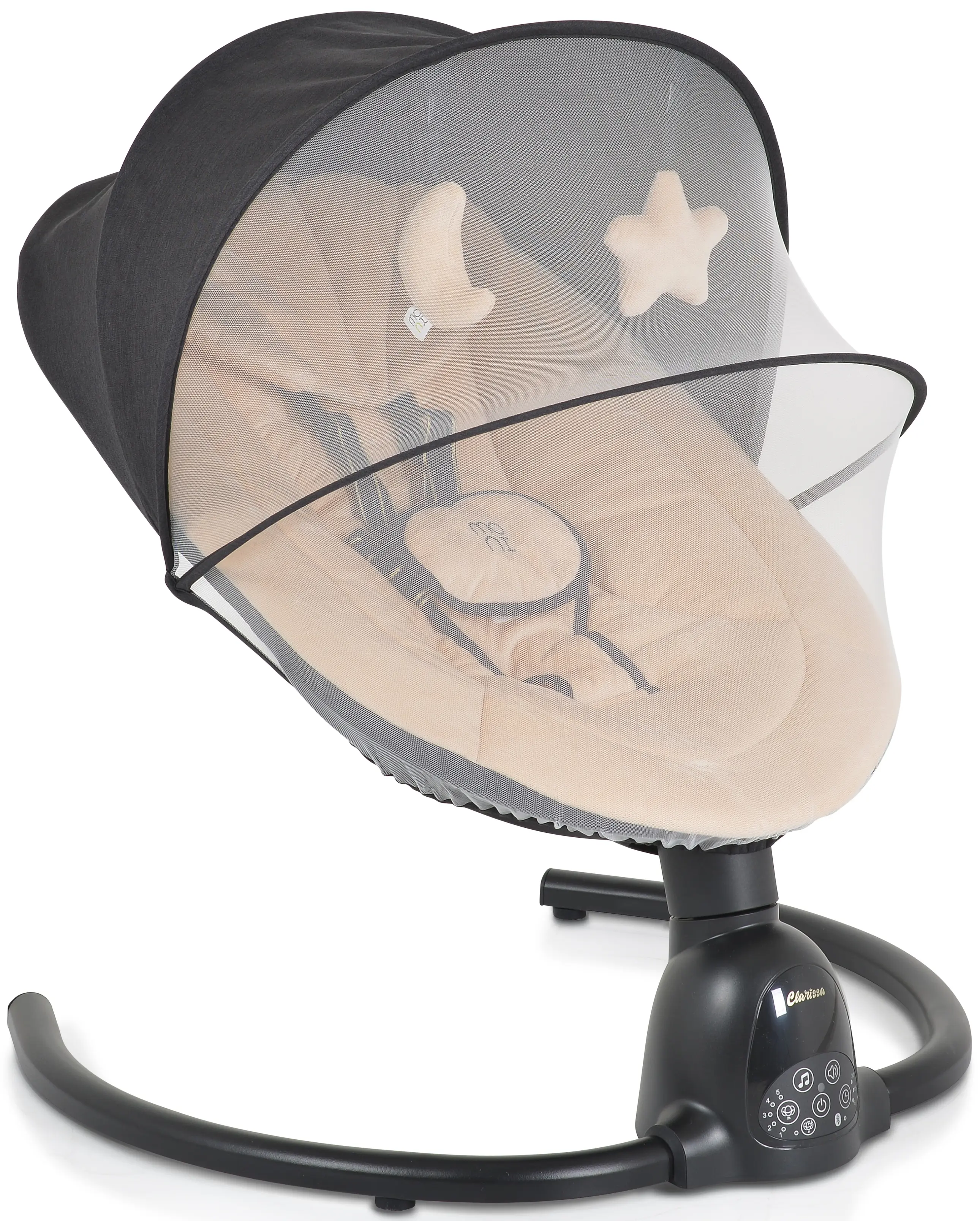 Sezlong-leagan pentru copii Moni Clarissa (Beige)