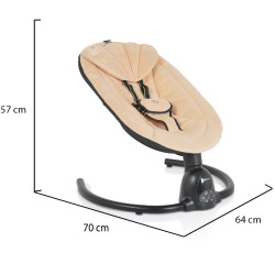 Sezlong-leagan pentru copii Moni Clarissa (Beige) Thumb