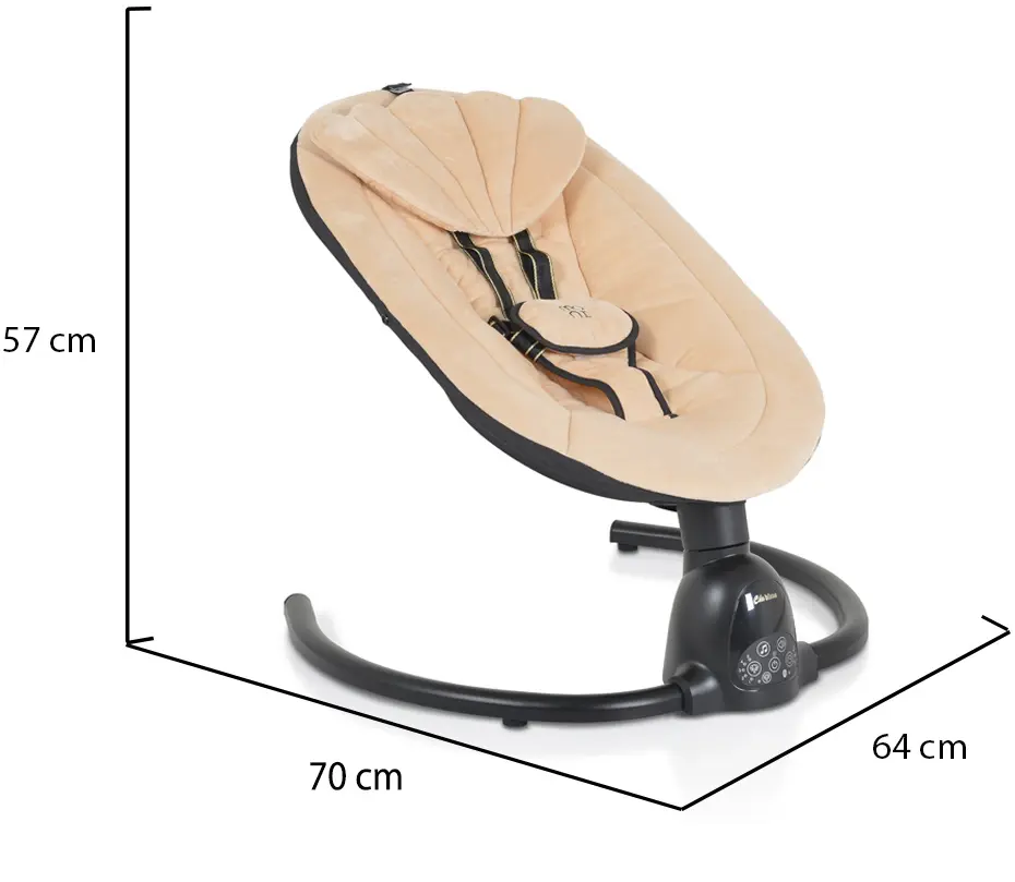 Sezlong-leagan pentru copii Moni Clarissa (Beige)