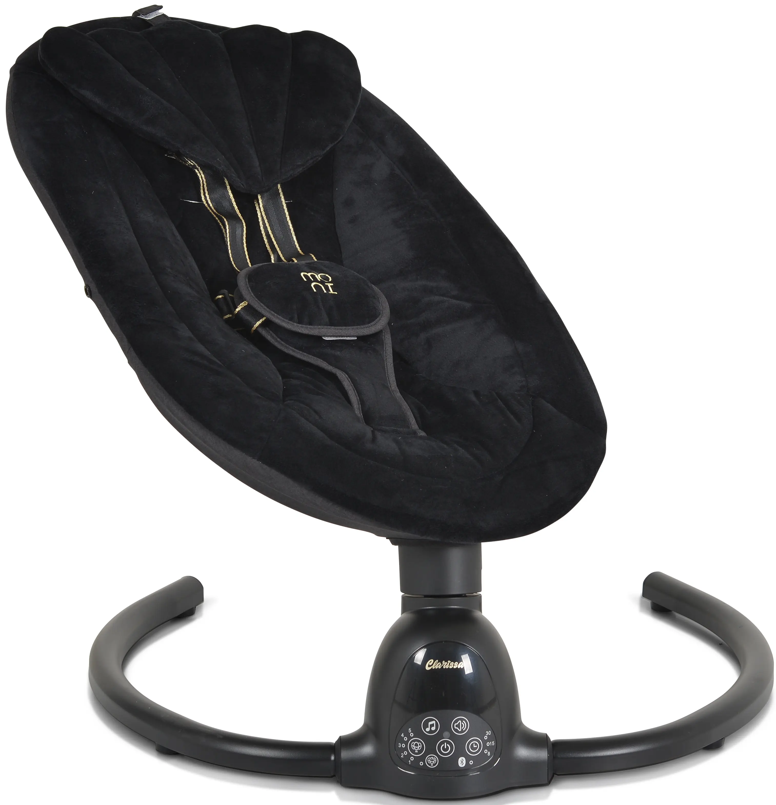 Sezlong-leagan pentru copii Moni Clarissa (Black)