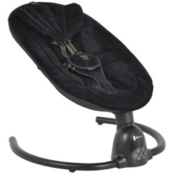 Sezlong-leagan pentru copii Moni Clarissa (Black)