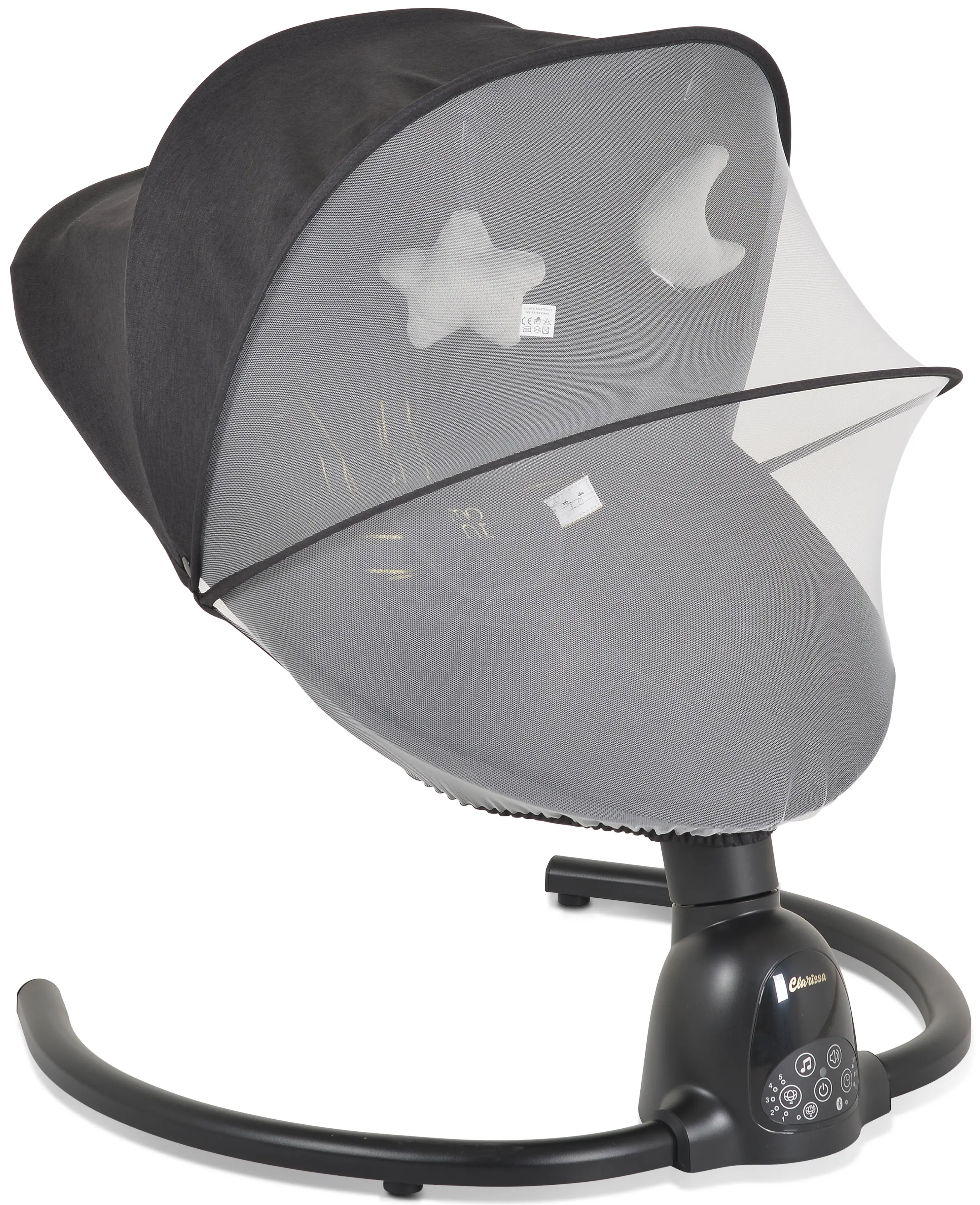 Sezlong-leagan pentru copii Moni Clarissa (Black)