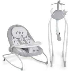 Sezlong-leagan pentru copii Moni Rhea (Grey) Thumb