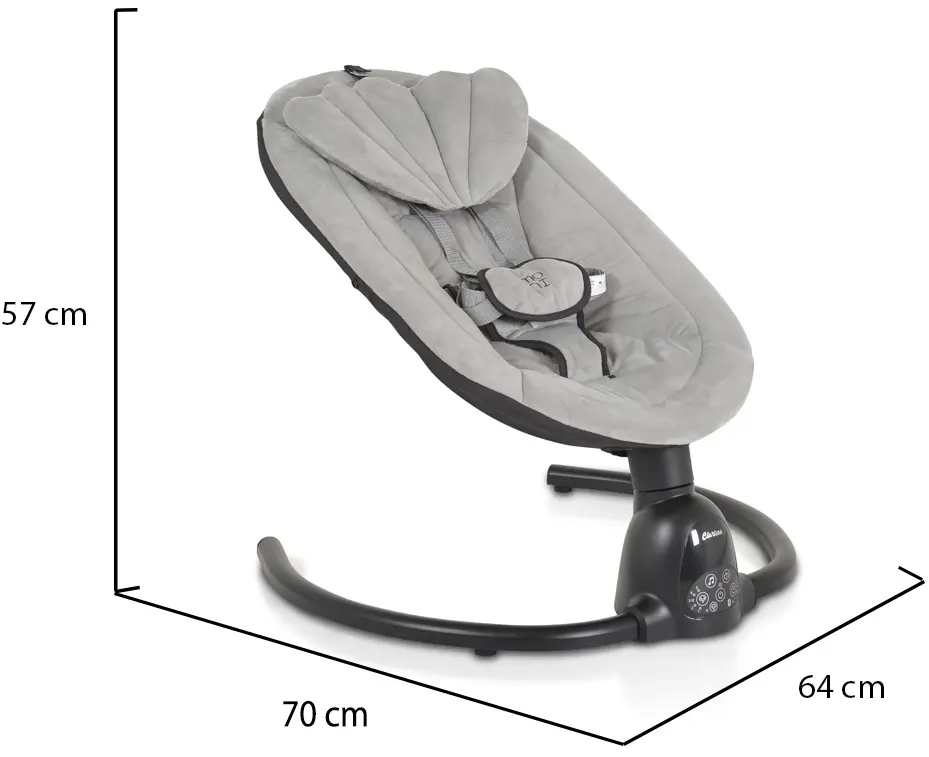 Детский шезлонг Moni Clarissa (Grey)