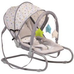 Sezlong pentru copii Moni Lulu (Grey)