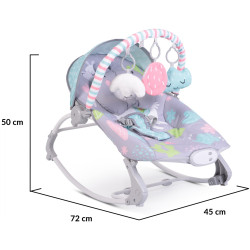 Sezlong pentru copii Moni Rocker (Llama) Thumb