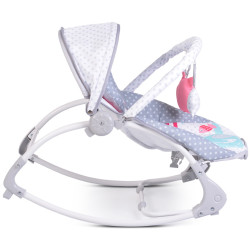 Sezlong pentru copii Moni Rocker (Lovely Forest Gray) Thumb