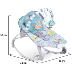 Sezlong pentru copii Moni Rocker (Space Tour) Thumb