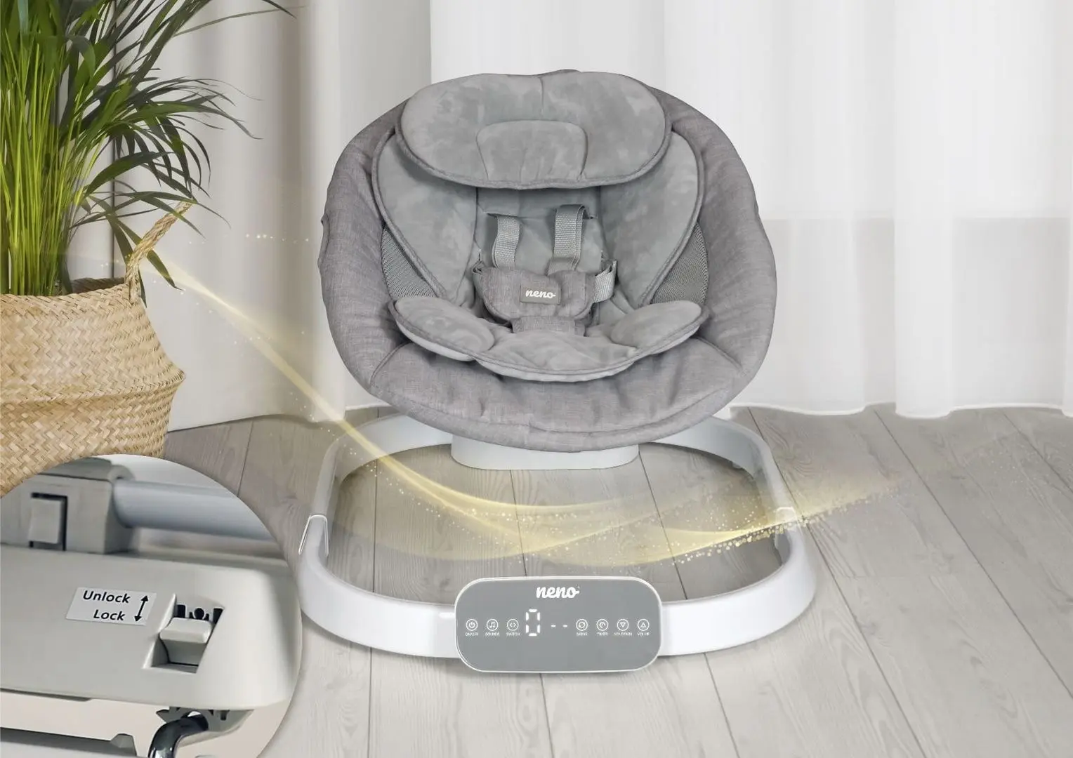 Детский шезлонг Neno Nube (Grey)