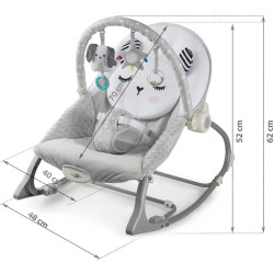 Sezlong-leagan Nukido 705400 (Grey) Thumb