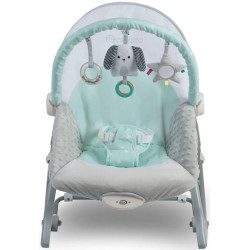 Sezlong-leagan pentru copii Nukido 705401 (White/Light Blue) Thumb