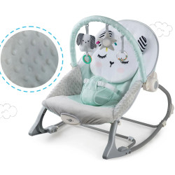 Sezlong-leagan pentru copii Nukido 705401 (White/Light Blue) Thumb