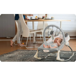 Sezlong-leagan pentru copii Nukido 705402 (Grey/Pink) Thumb