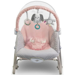 Sezlong-leagan pentru copii Nukido 705402 (Grey/Pink) Thumb