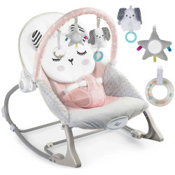 Sezlong-leagan pentru copii Nukido 705402 (Grey/Pink) Thumb