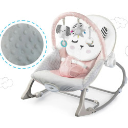 Sezlong-leagan pentru copii Nukido 705402 (Grey/Pink) Thumb